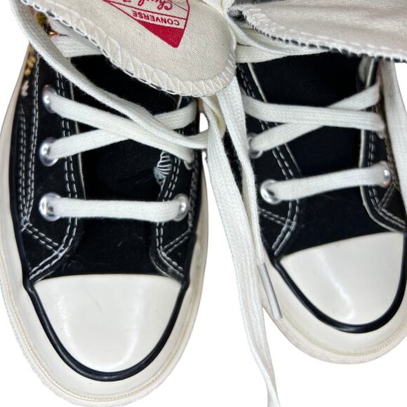 Chuck Taylor Embroidered HIgh Tops Black - Picture 7 of 8